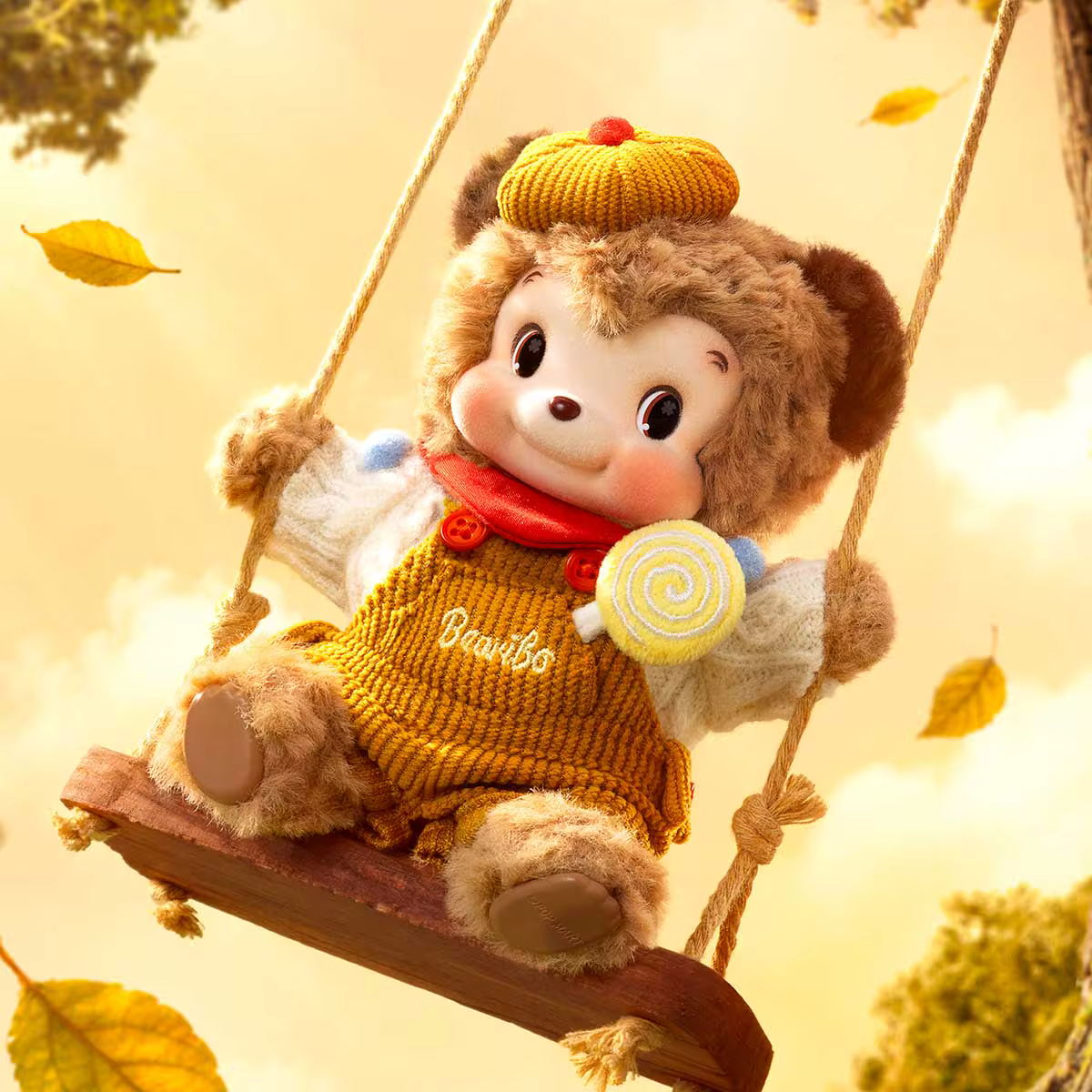 2349. RiboDiary Forest Gathering Day Series Plush Doll Pendant