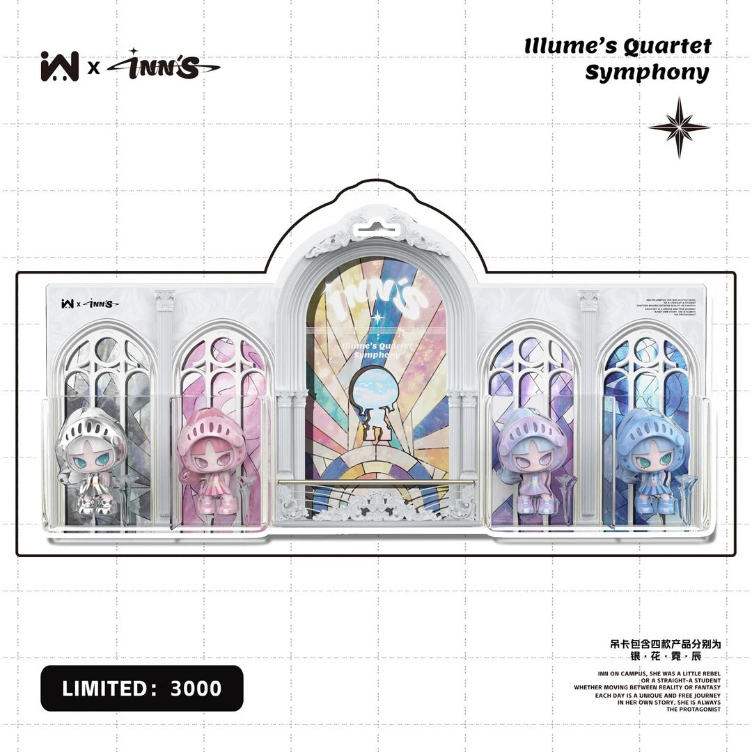 2149. INN'S Illume's Quartet Symphony Series Limited Hanging Card Figures