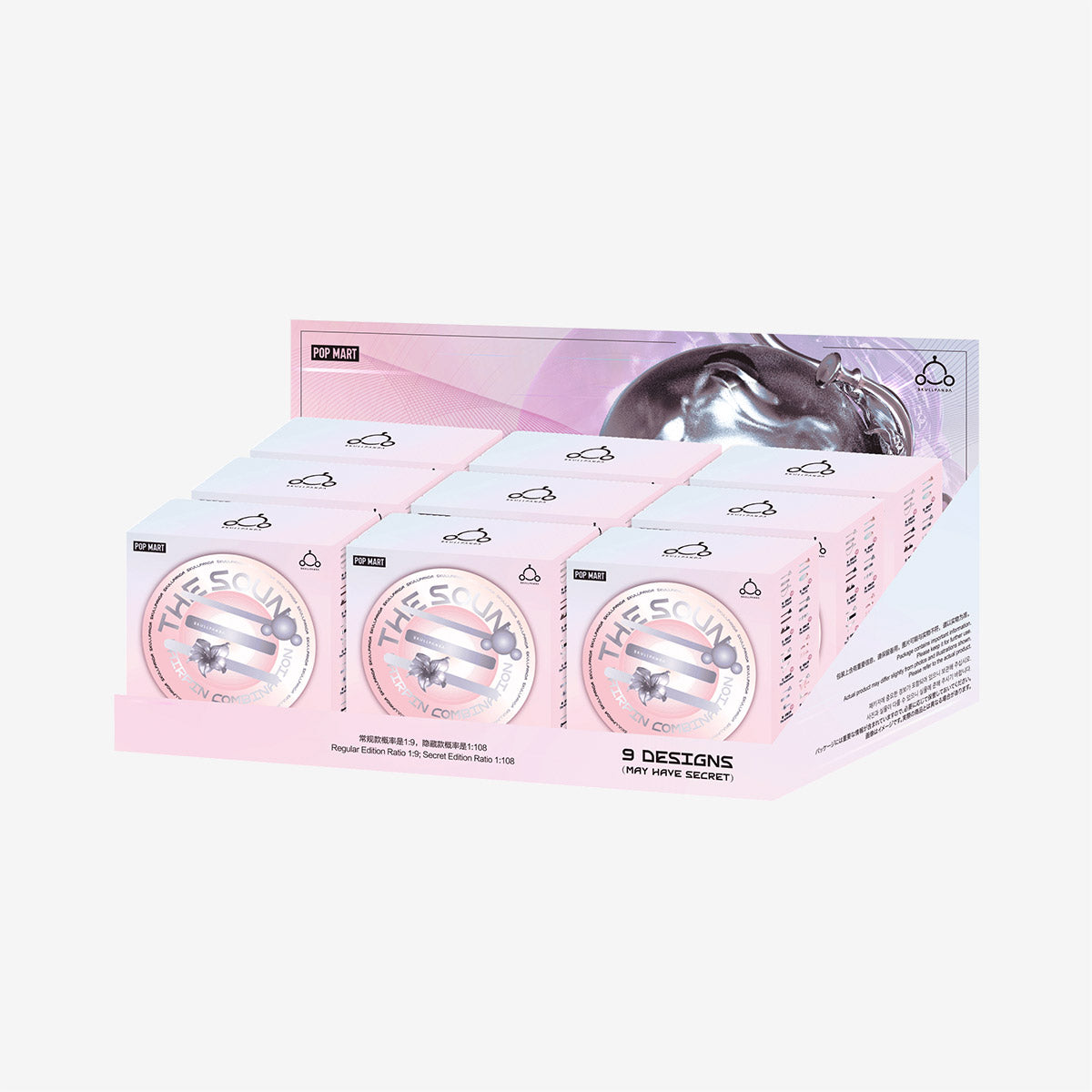 39. SKULLPANDA The Sound Series Hairpin Combination