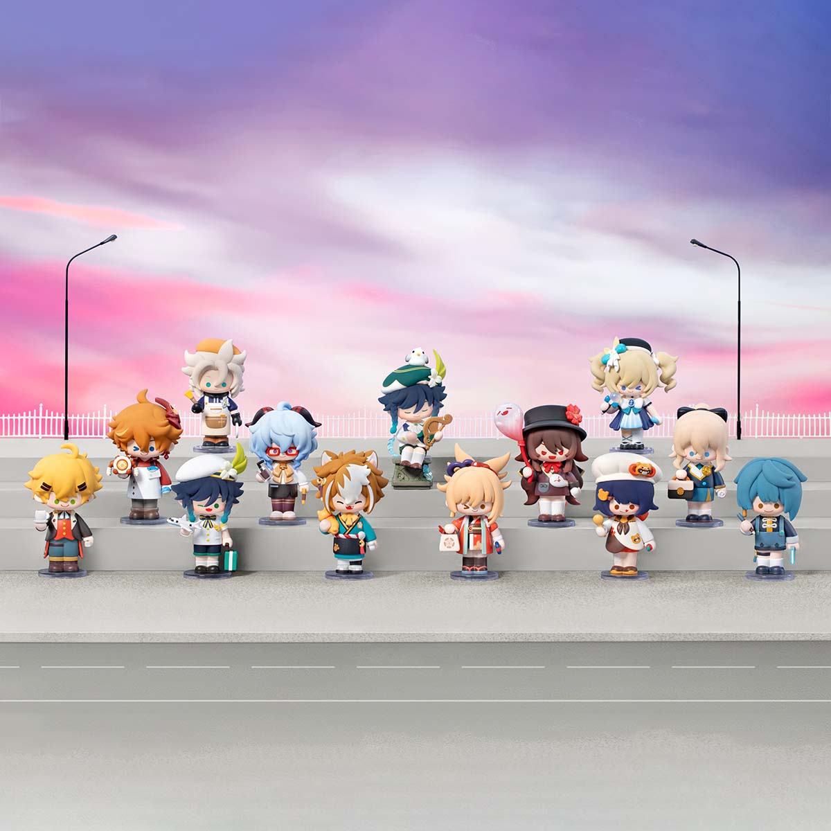 86. Genshin Impact Dress-Up Dreams Themed Chibi Series Figures Blind Box