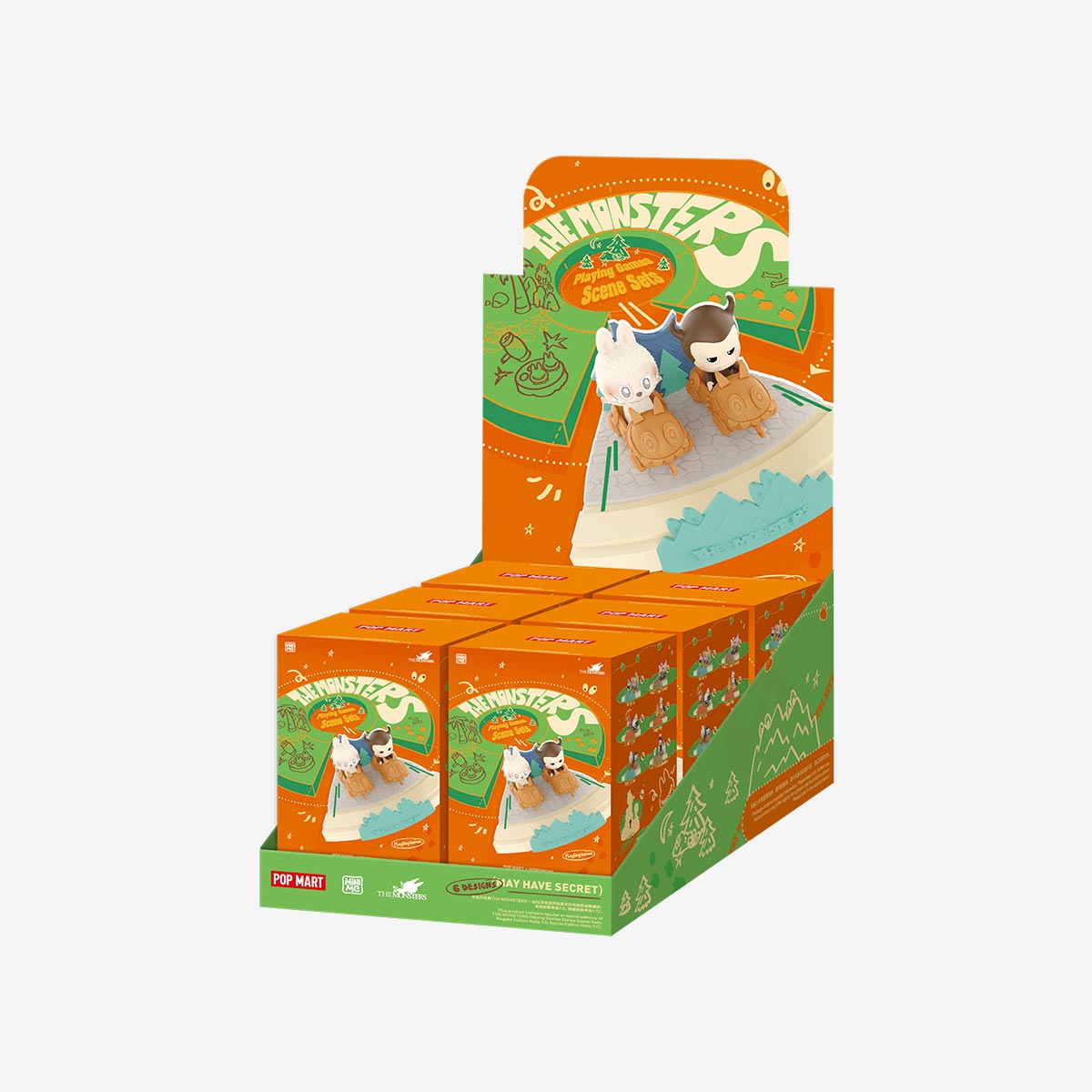 132. THE MONSTERS Playing Games Series Scene Sets Blind Box