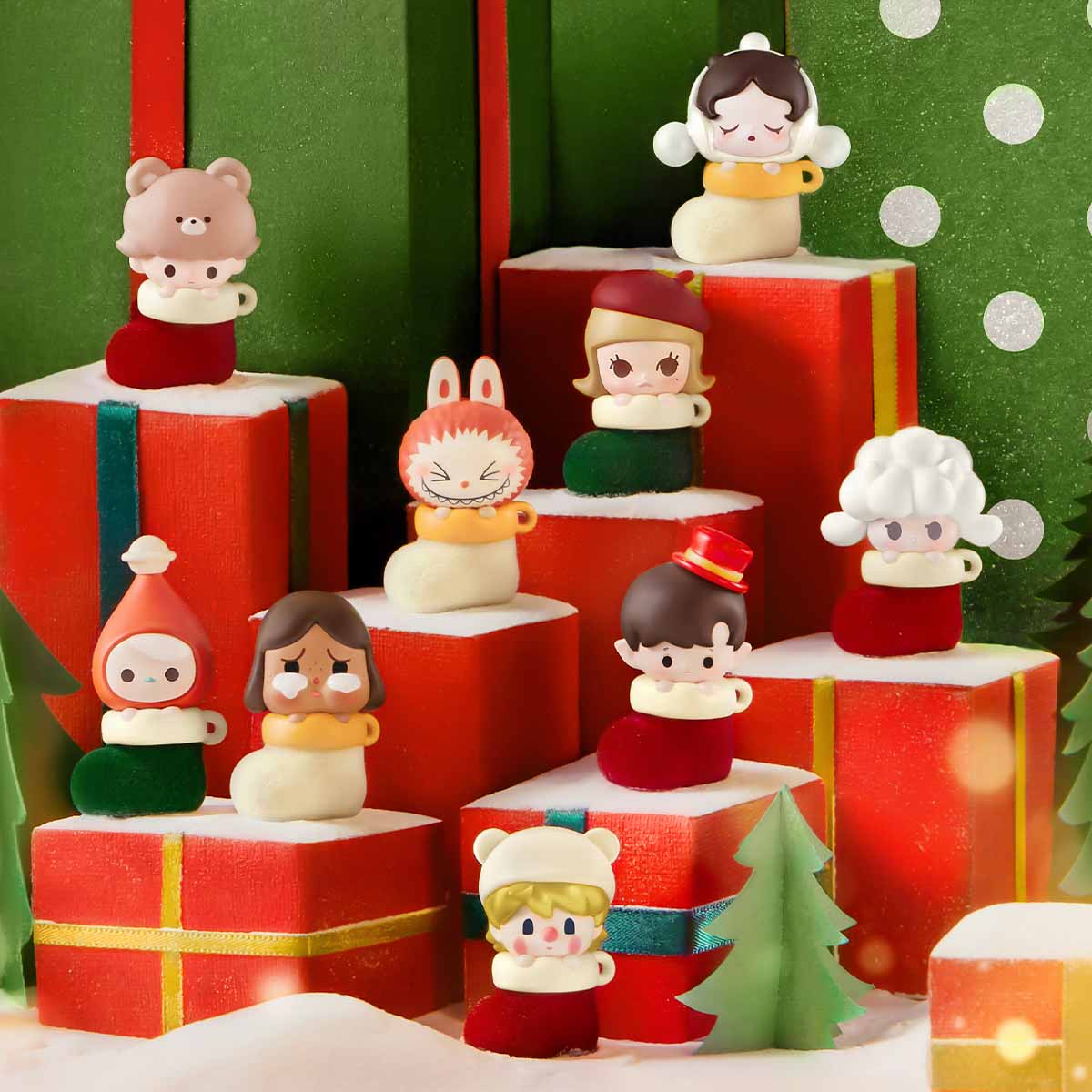 221. POP BEAN Christmas Sock Series Box Set