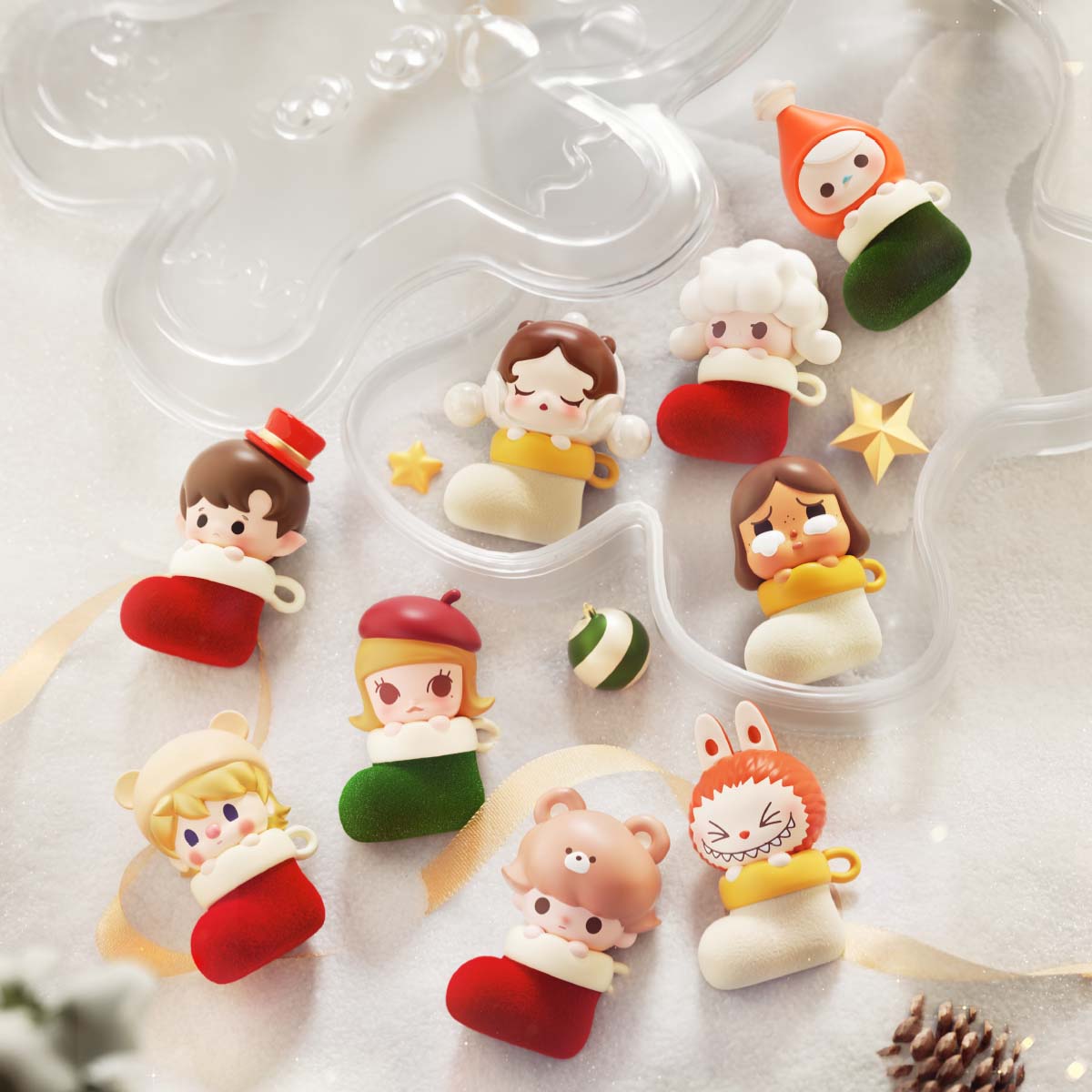 221. POP BEAN Christmas Sock Series Box Set