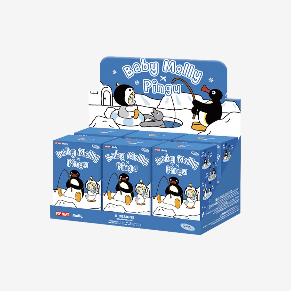 279. Baby Molly × Pingu Happy Fishing Series-Vinyl Plush Pendant Blind Box