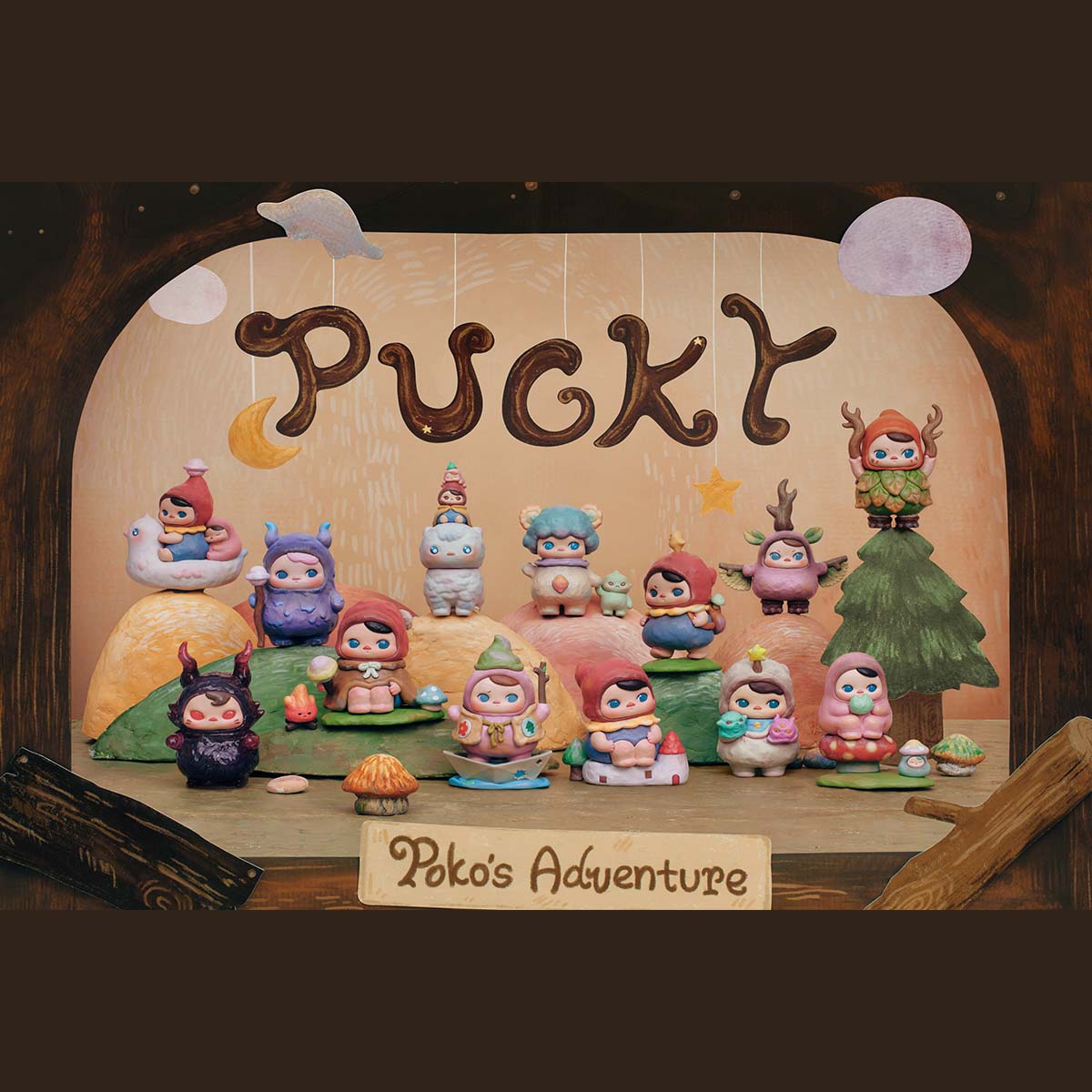 280. PUCKY Poko's Adventure Series Figures Blind Box