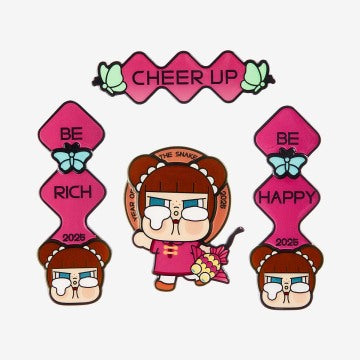 324. Wealthy Snake's New Year Celebration Series-Mini Spring Couplets Fridge Magnet Blind Box