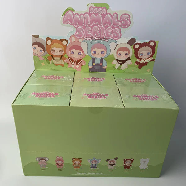 81. DORA Fuzzy Animal Institute Series Vinyl Plush Dolls Blind Box by TNT