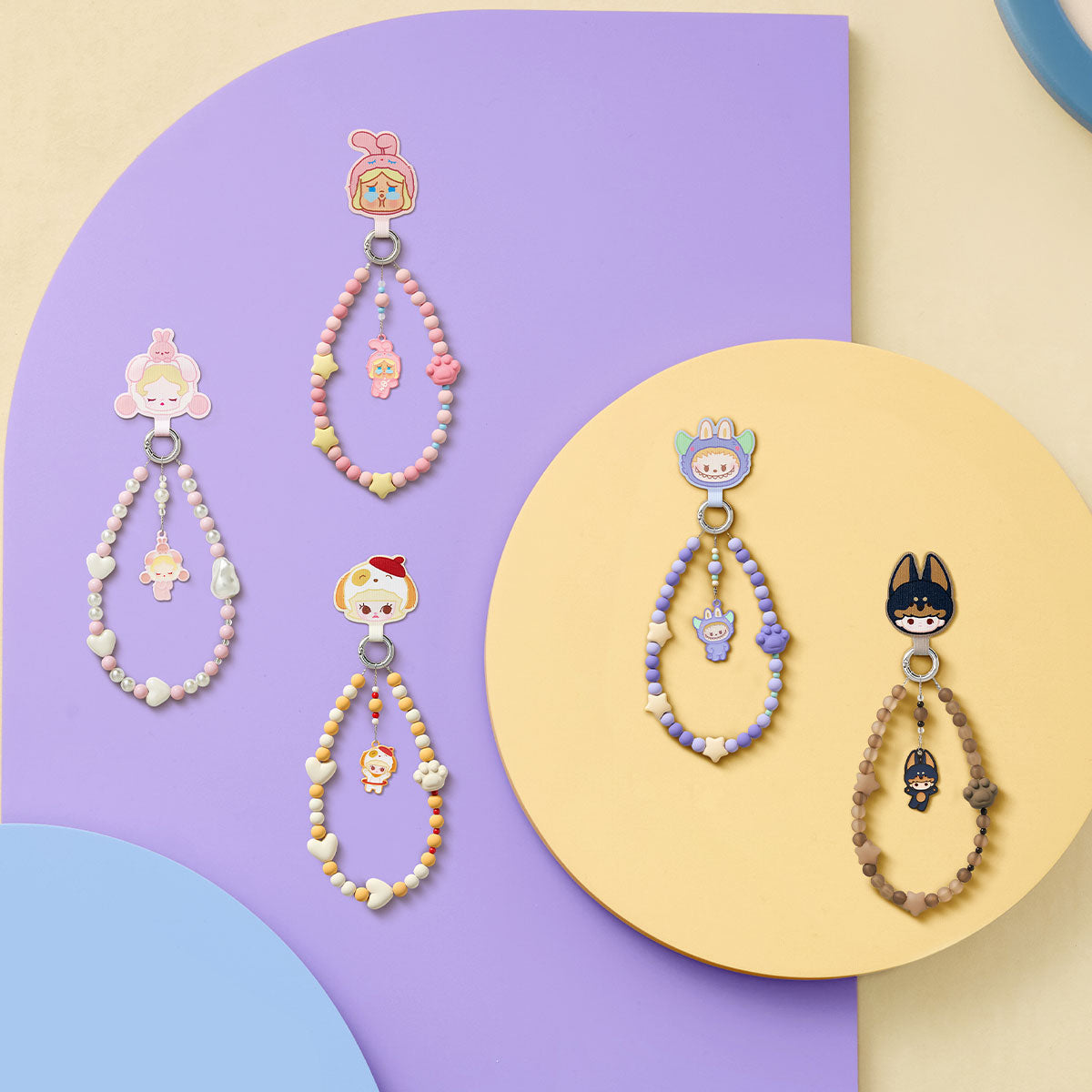 533. POP BEAN Pajama Party mobile phone chain