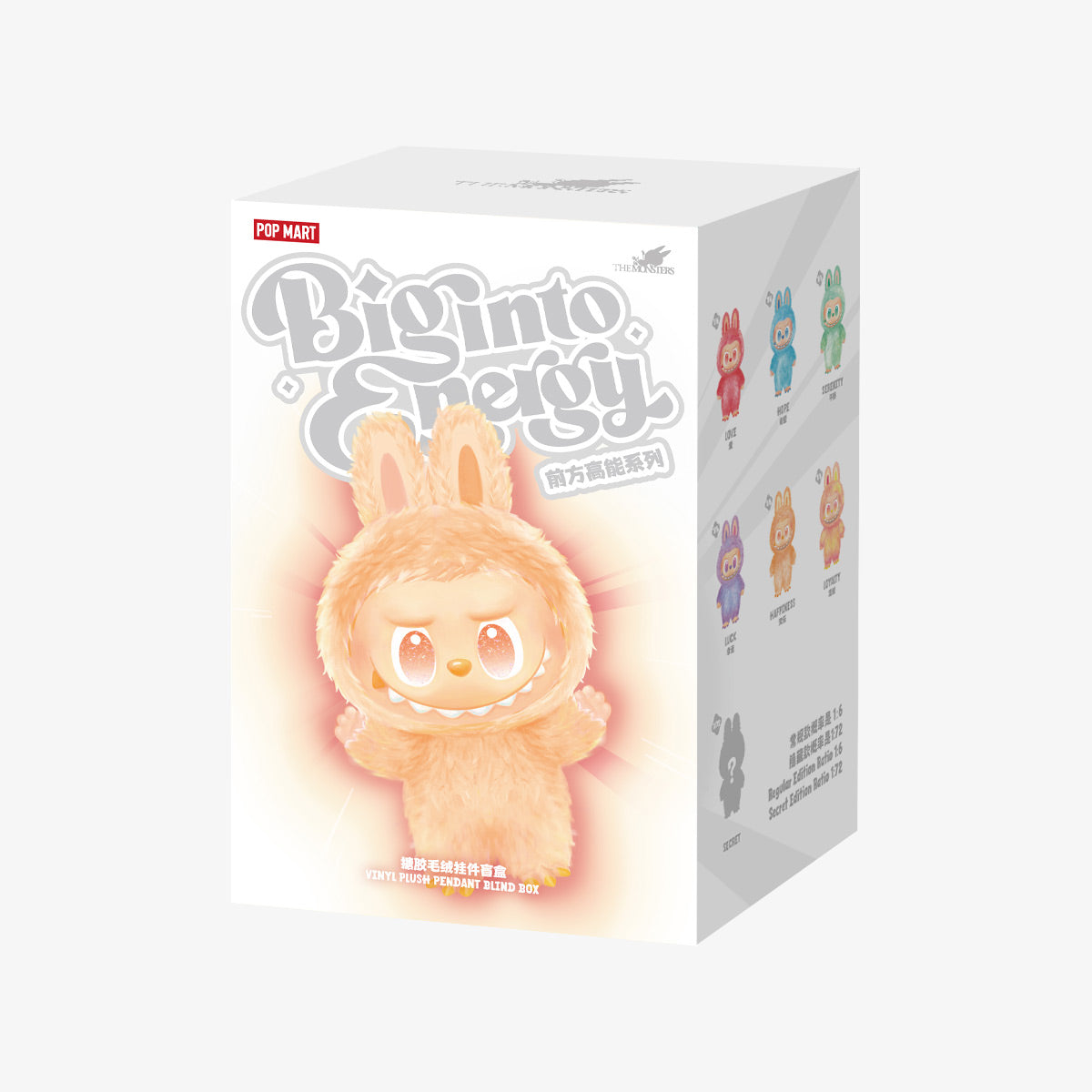 540. THE MONSTERS Big into Energy Series-Vinyl Plush Pendant Blind Box