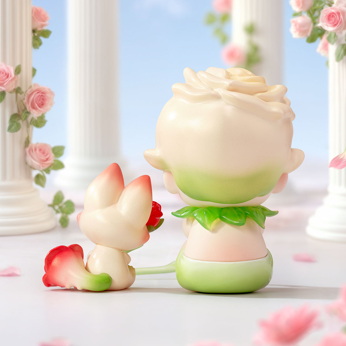 565. DIMOO Whisper of the Rose Figure Hanging Card