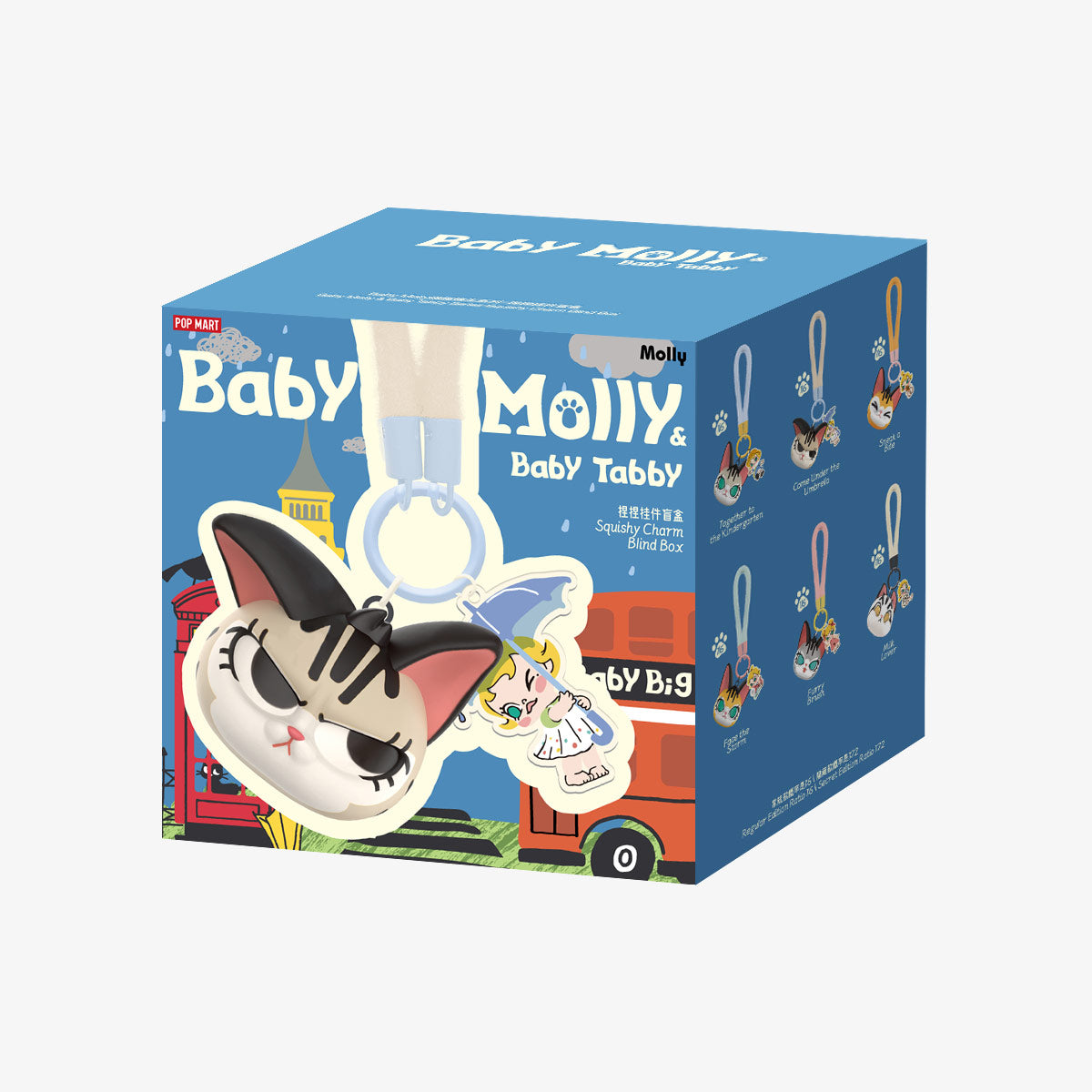 603. Baby Molly & Baby Tabby Series-Pinch Pendant Blind Box