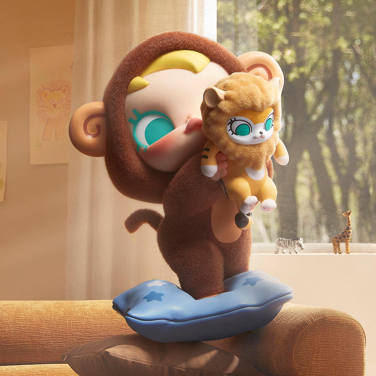 601. Baby Molly & Baby Tabby Series Figures