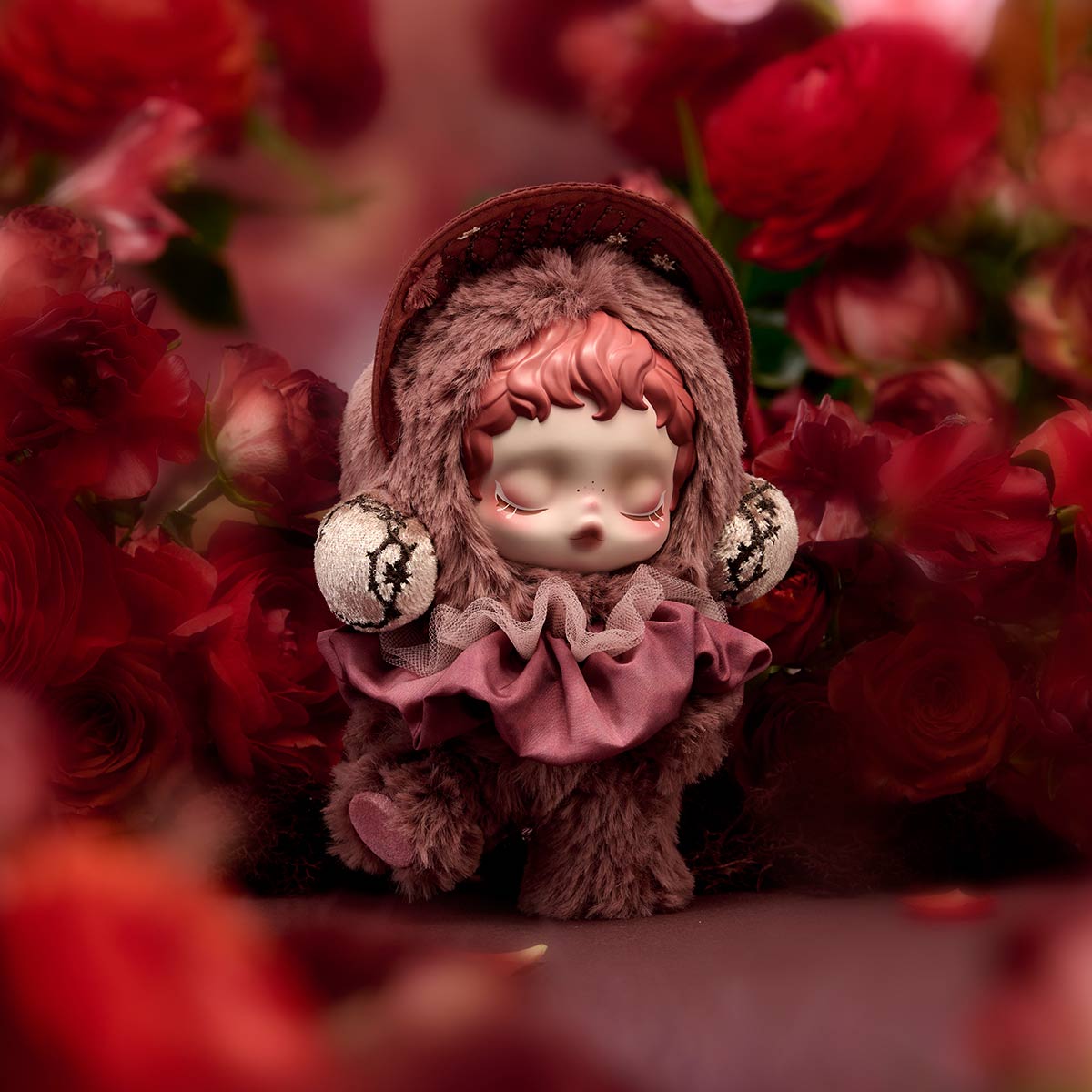 629. SKULLPANDA L'impressionnisme Series Plush Doll