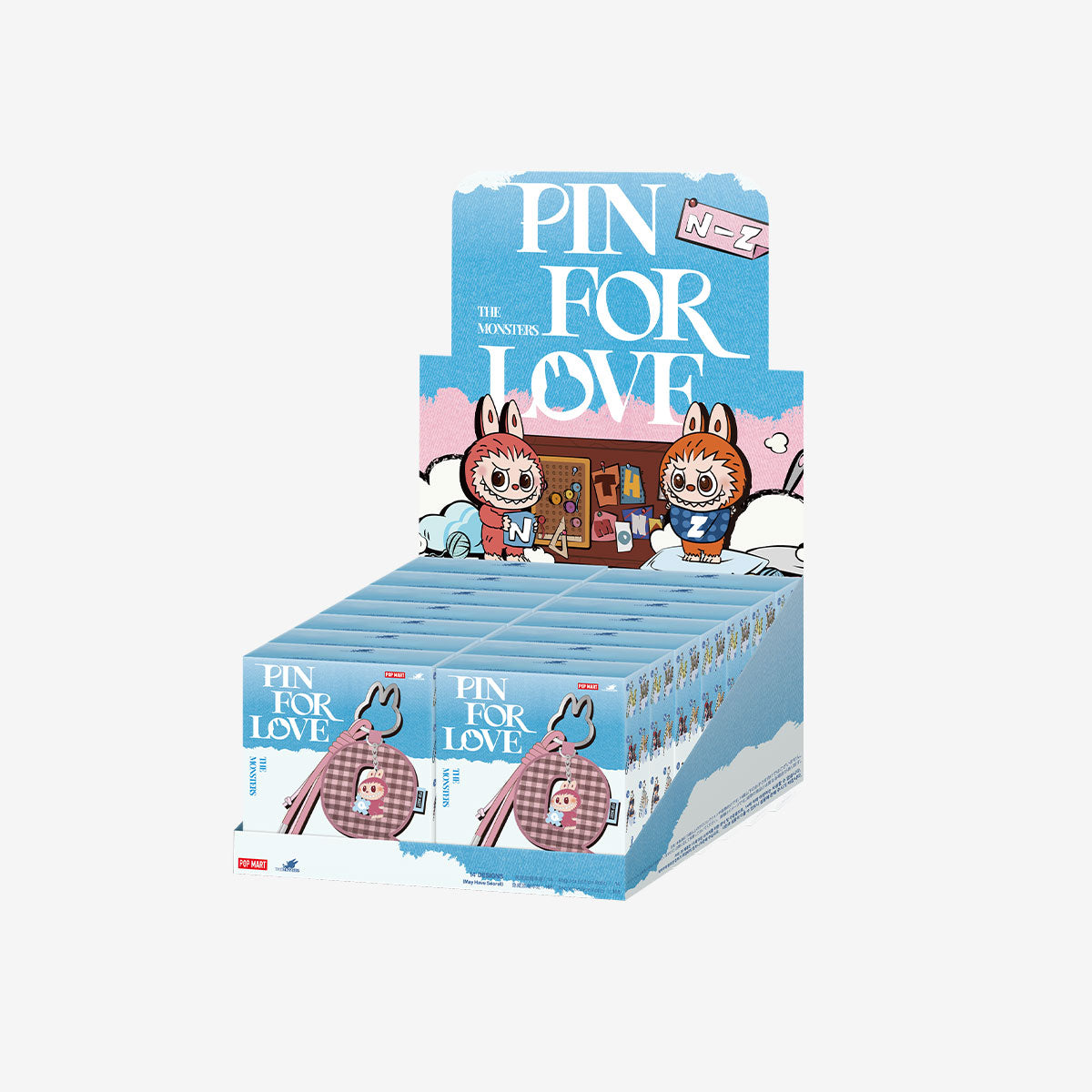 839. THE MONSTERS Pin for Love Series- Letter Pendant Blind Box