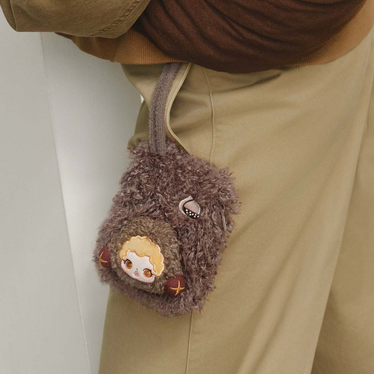 878. SKULLPANDA You Found Me!Series Plush Mini Bag