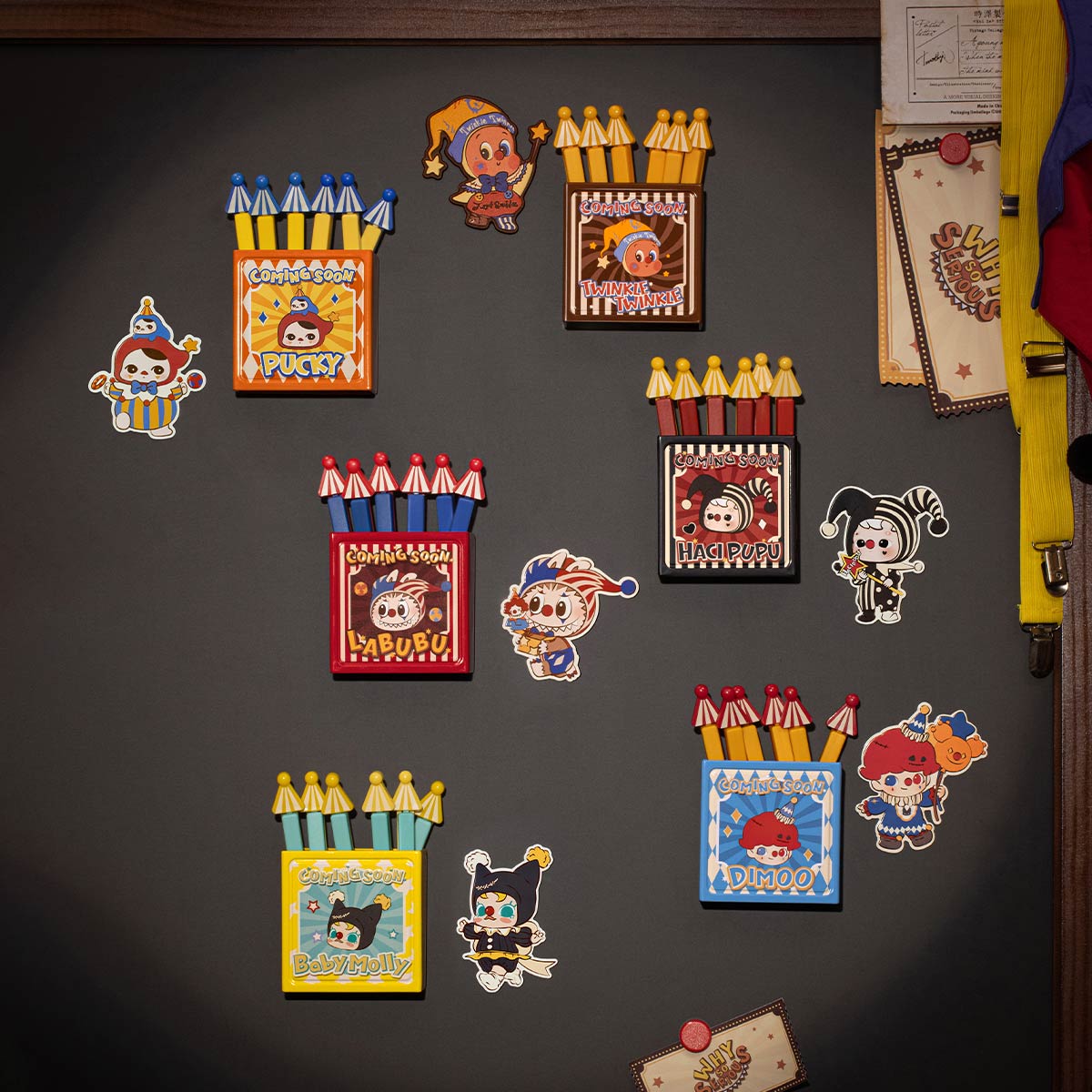 954. WHY SO SERIOUS Series - Magnetic Sealing Clip Storage Box Set