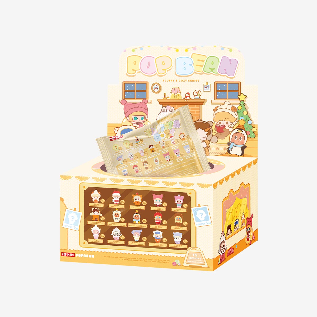 1120. POP BEAN Fluffy & Cozy Series Blind Bag (1 PC Per Pack)