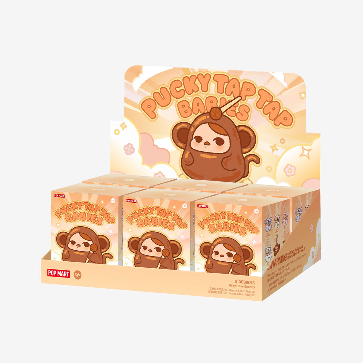 1279. Pucky Tap Tap Babies Series-Vinyl Plush Pendant Blind Box