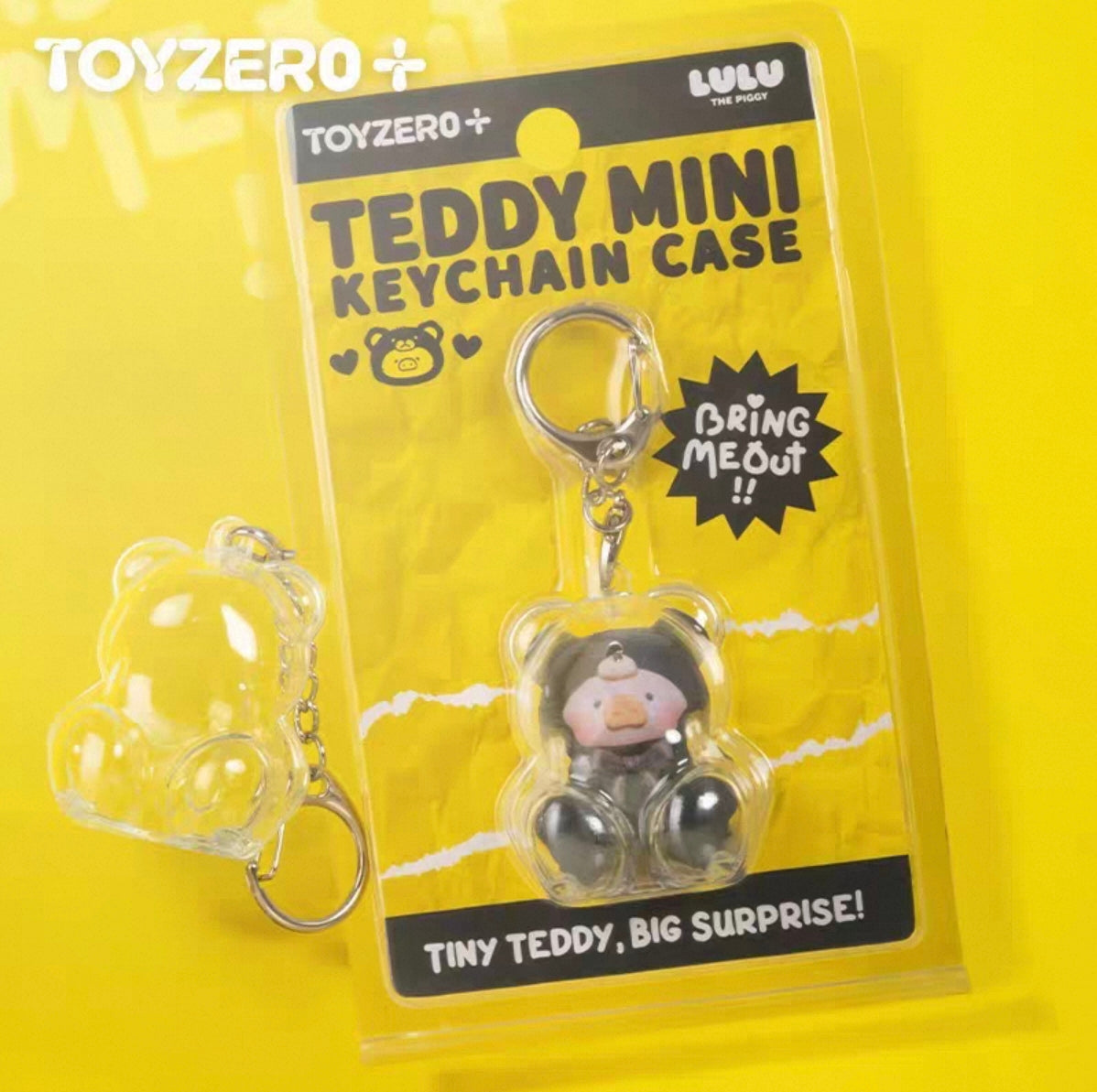 1489. LULU THE PIGGY Teddy Mini Keychain Case