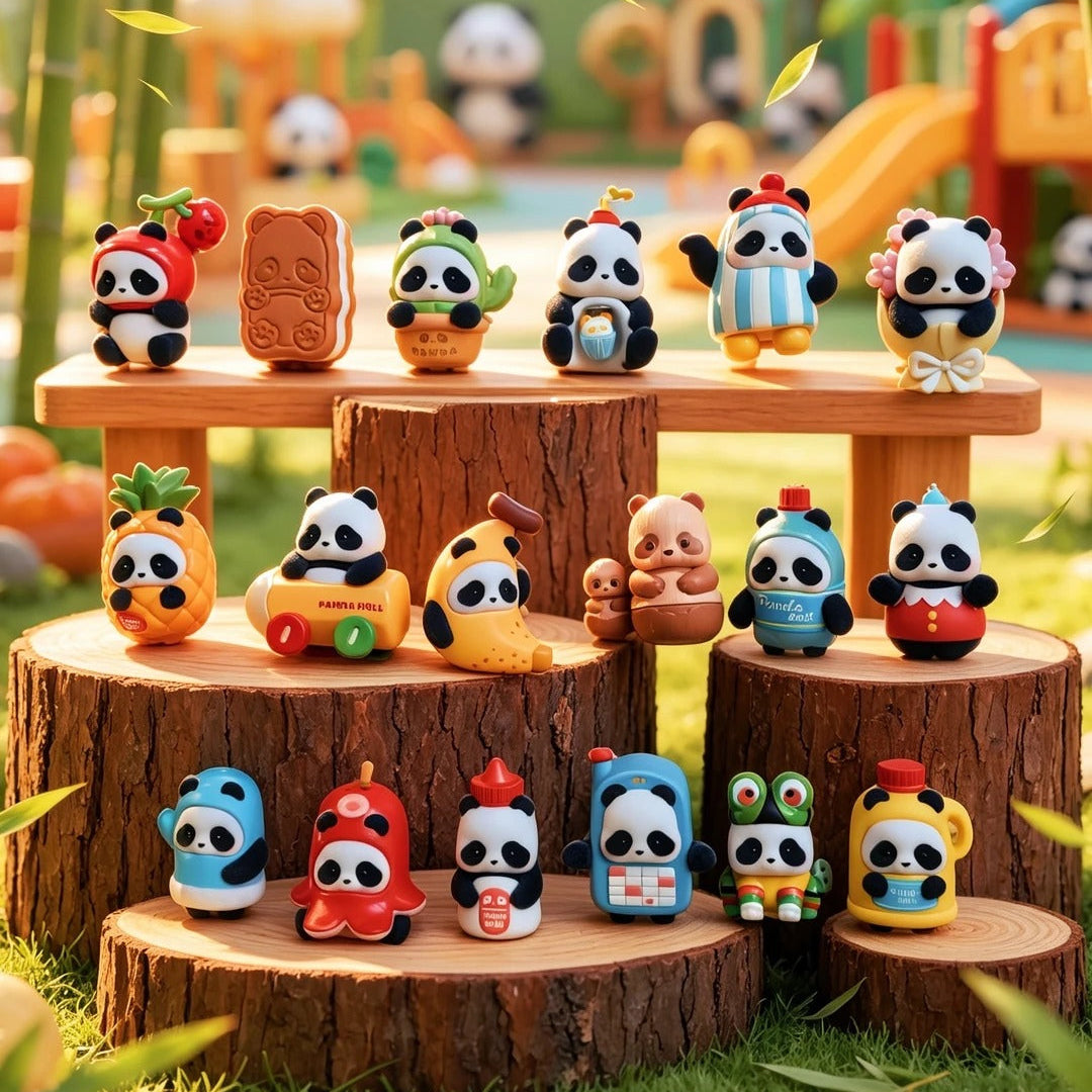 1954. Panda Roll Minime Mix & Match Crew V2 Series Bean Blind Box