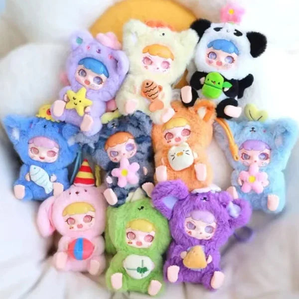 402. MANCHAO Playful Kid Animals Wagging Their Tails Plush Series Blind Box