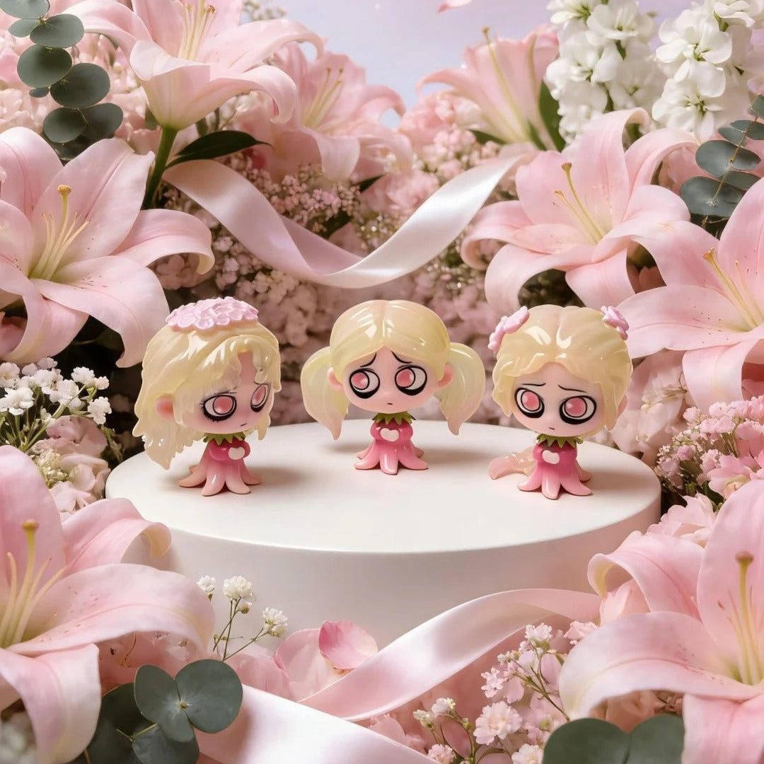 1413. KIKI V3 Flower Story Series Beans Bling Bag