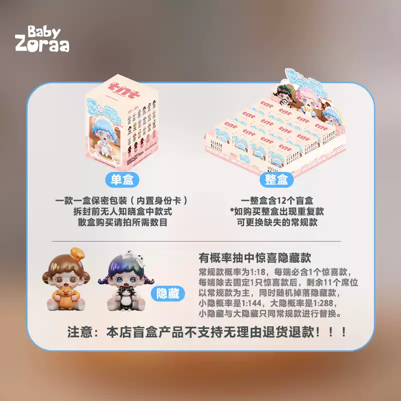 2157. Zoraa Hug You Series Beans Blind Box