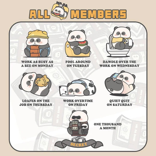 26. MR.PA Working Week Series Blind Box