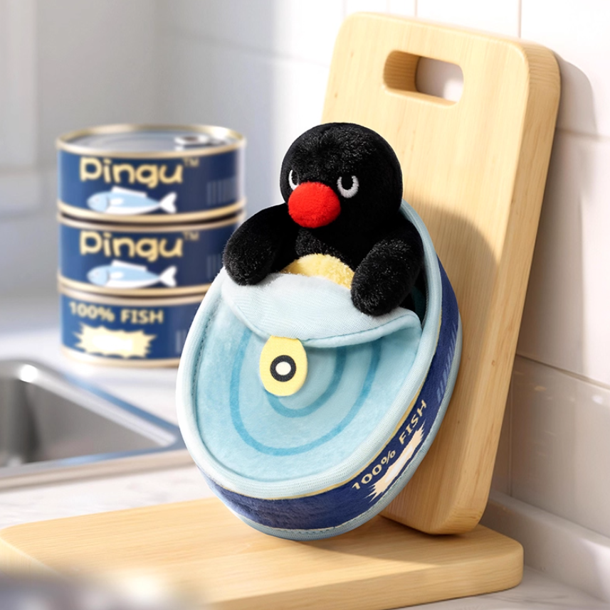 1088. Pingu Hide and Seek Series Plush Blind Box