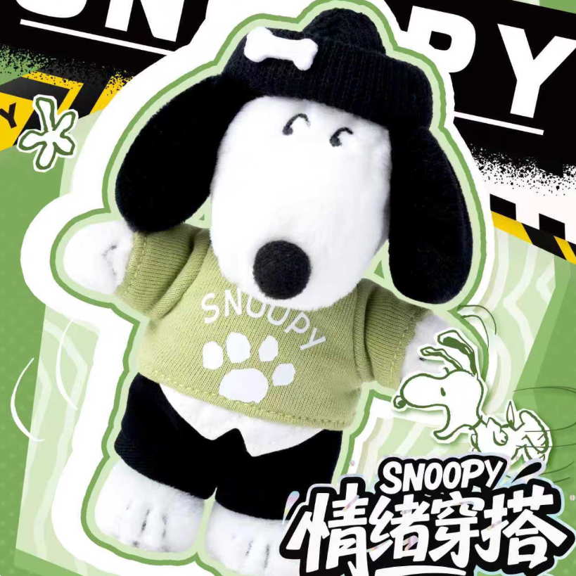 1170. Snoopy Emotional OOTD Series Plush Blind Box