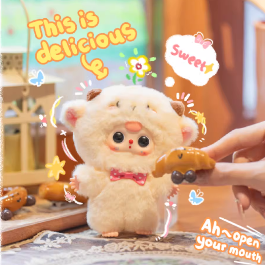 1298. Baby Three Mini Animal World Series Plush Blind Box