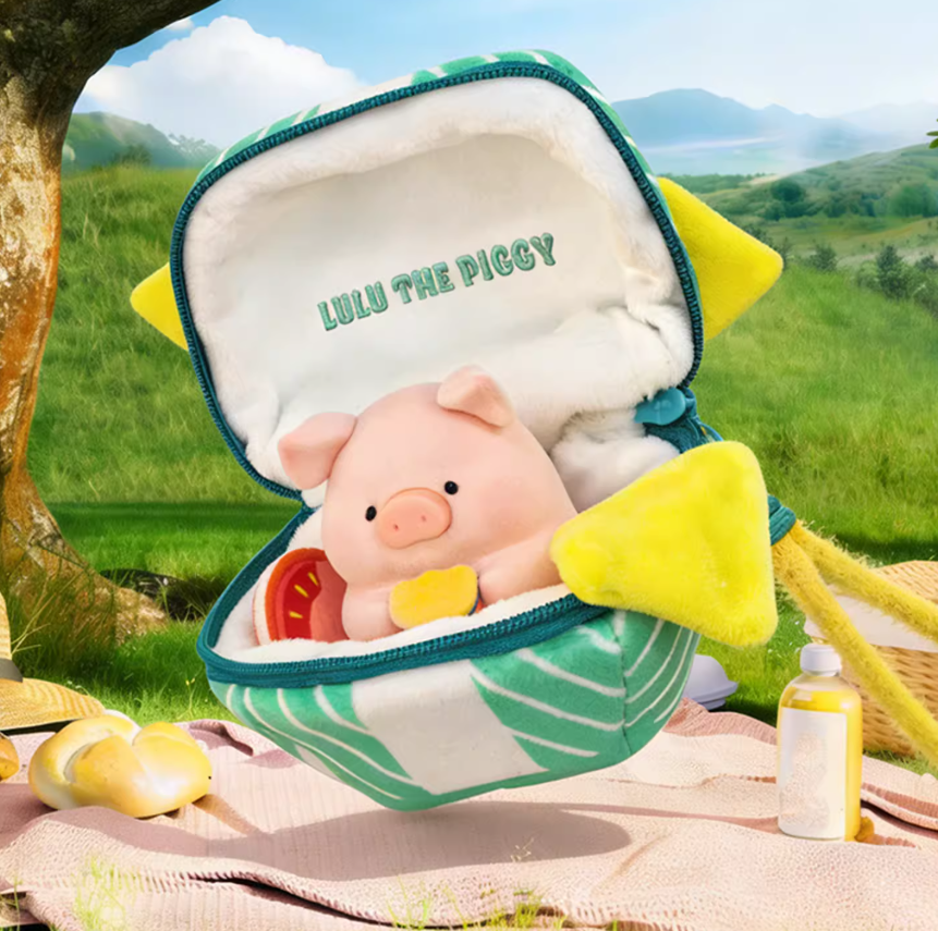 1427. LULU THE PIGGY Weight Loss Stumbling Block Series Fragrance Plush Blind Box