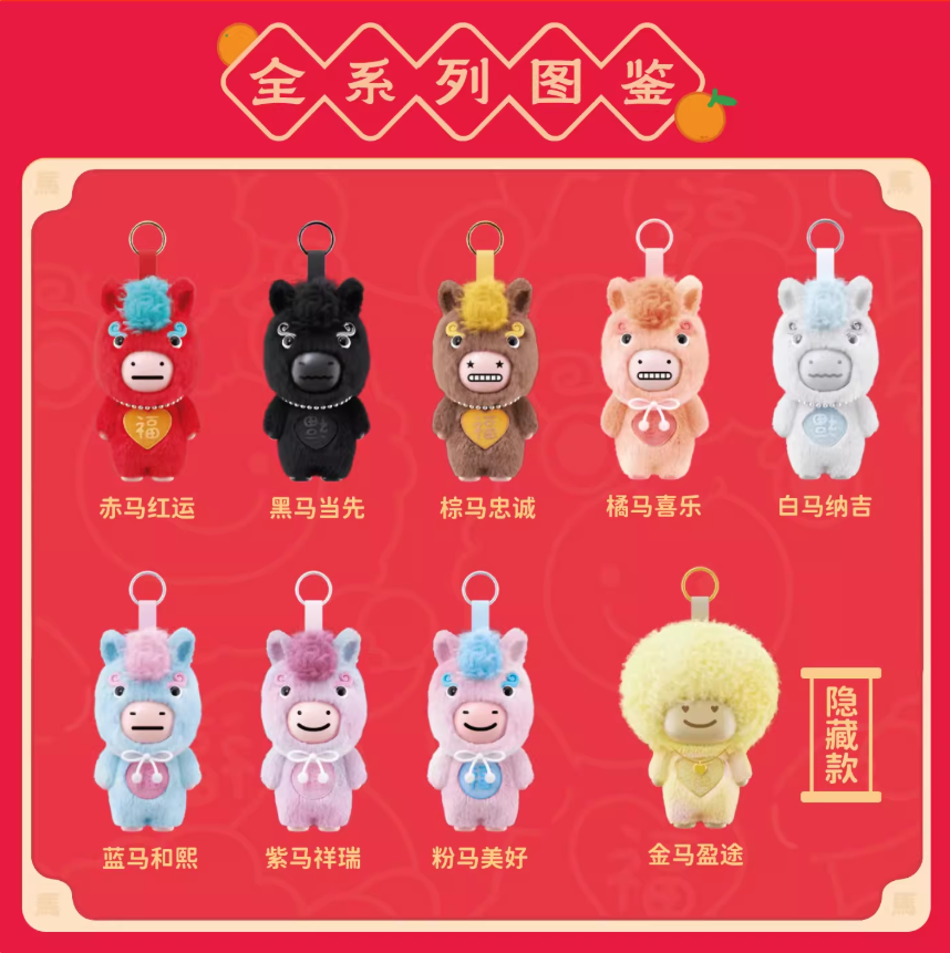 1444. Mayoyo New Year Series Plush Blind Box