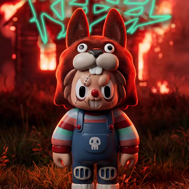 1508. Rebel Bear Monster Series Figures Blind Box