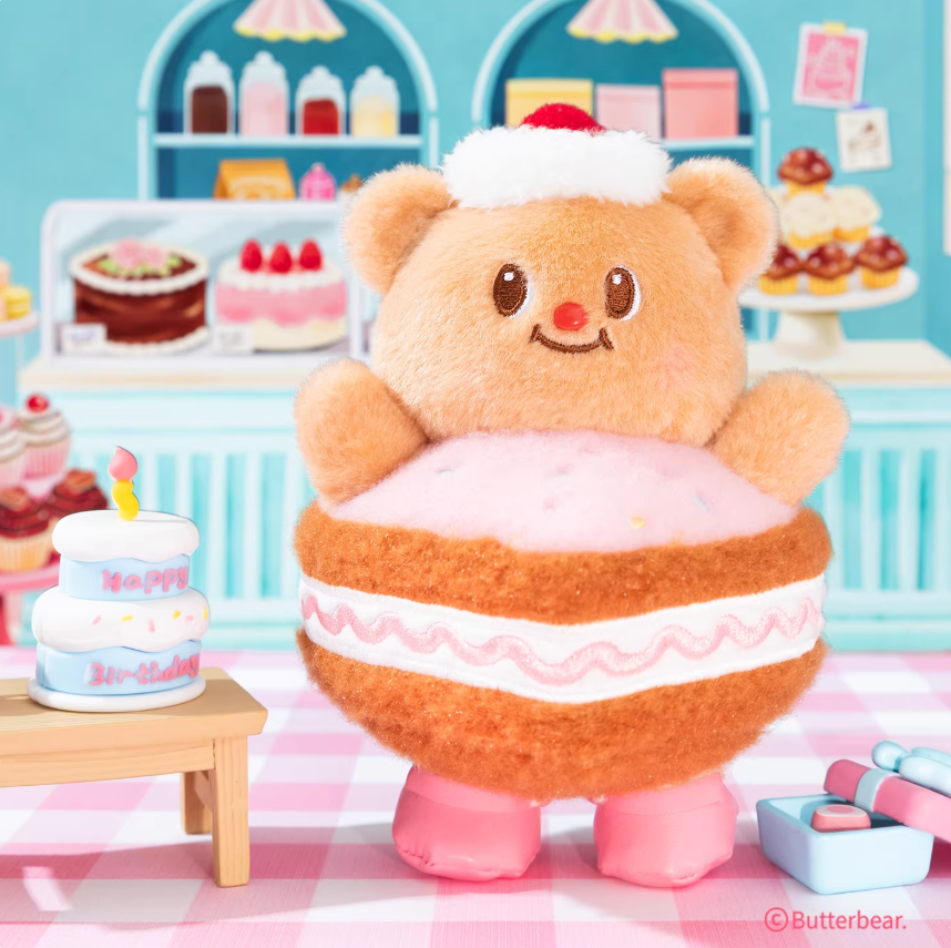 1542. Butterbear Sweetheart Bakery Series Plush Blind Box