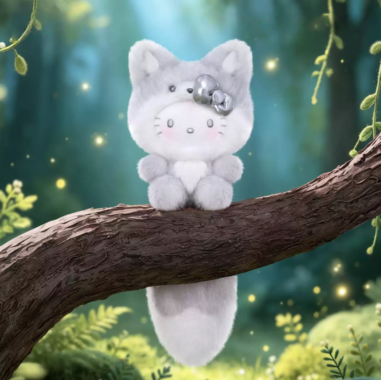 2108. Hello Kitty Healing Forest Series Plush Pendant Blind Box