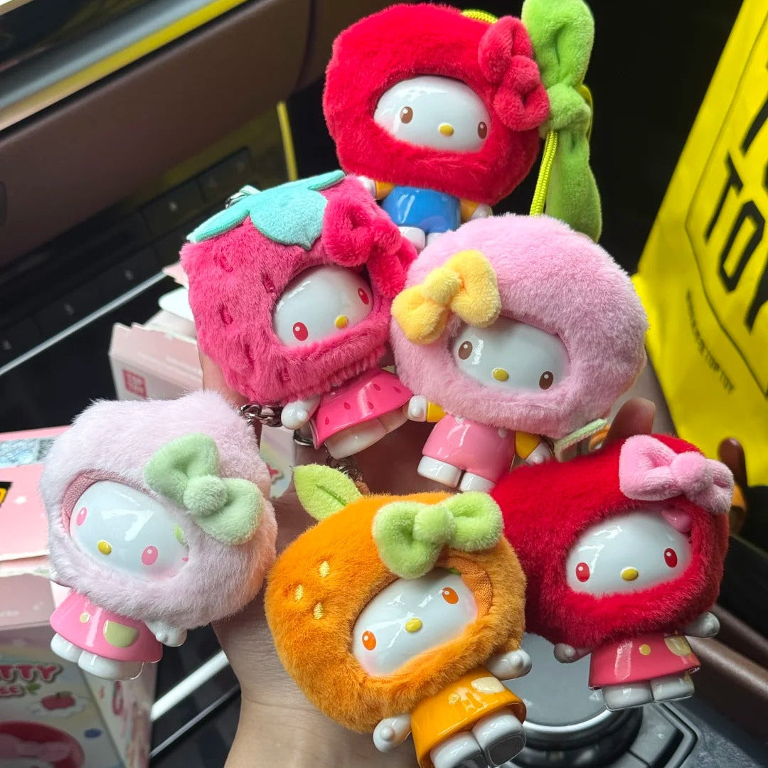 1861. Hello Kitty Fruit House Series Pendant Blind Box