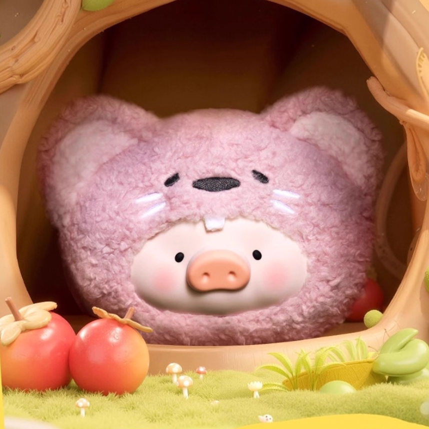 809. LULU THE PIGGY Animal Party Plush Silicone Earphone Blind Bag