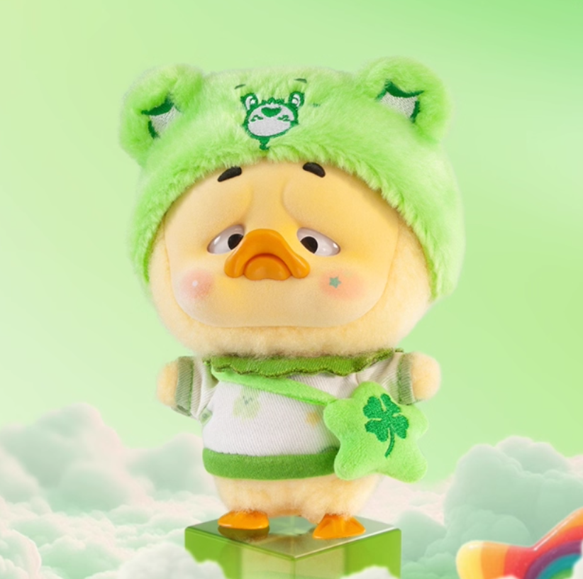 918. Upset Duck x Carebear Sleeping Bear Series Plush Blind Box
