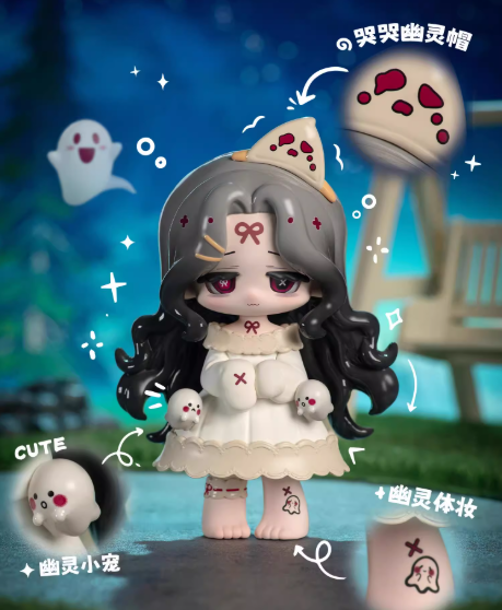 975. Missy Sweet Sad Lolita Crow Paradise Series Blind Box