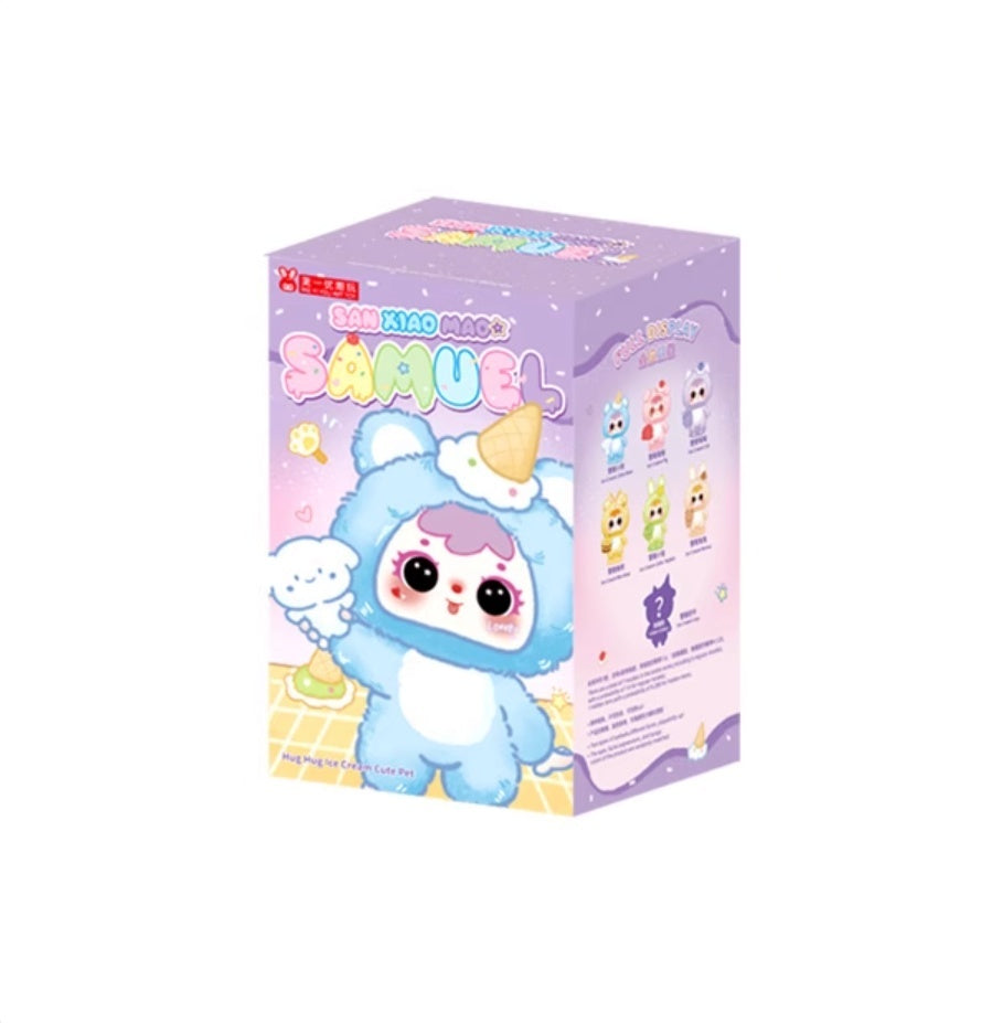 1008. Samuel Hug Hug Ice Cream Cute Pet Series Plush Blind Box