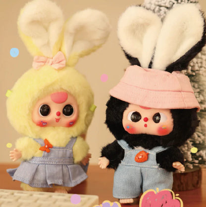 161. Baby Three Macaron Cute Bunny Series Plush Dolls Blind Box