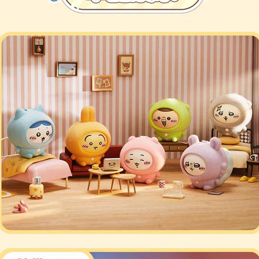 659. Chiikawa Pajamas Series Face-changing Plush Pendant Blind Box