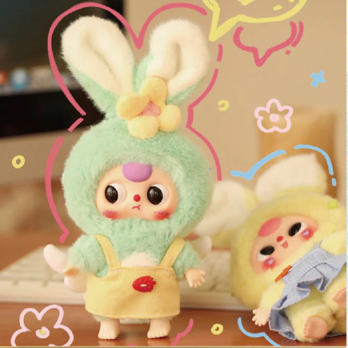 161. Baby Three Macaron Cute Bunny Series Plush Dolls Blind Box