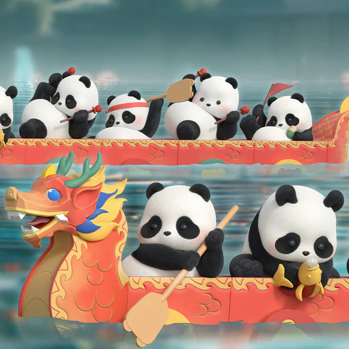 35. Panda Roll Dragon Boat Series Figures