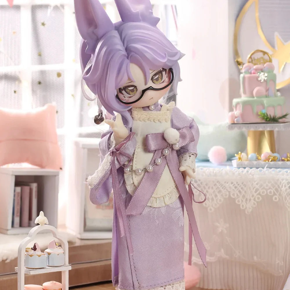 760. Inedible Doll Moon Jumping Time Bunny Series BJD Blind Box