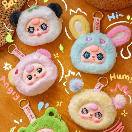 832. Baby Three Storage Pouches Plush Series Blind Box