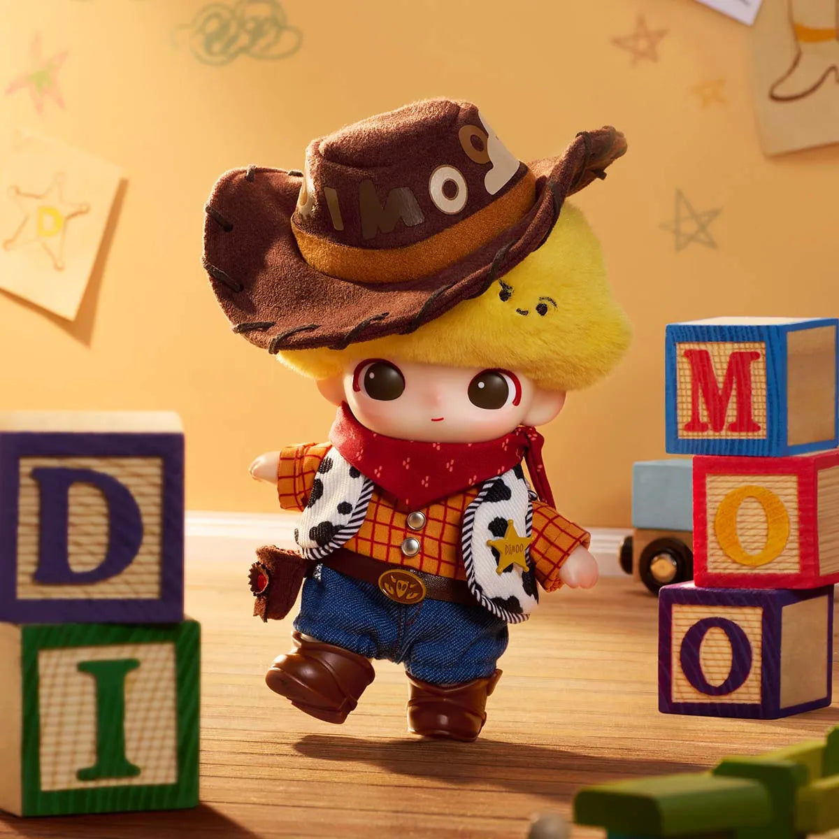 1920. DIMOO WORLD x PIXAR Series Vinyl Plush Pendant Blind Box