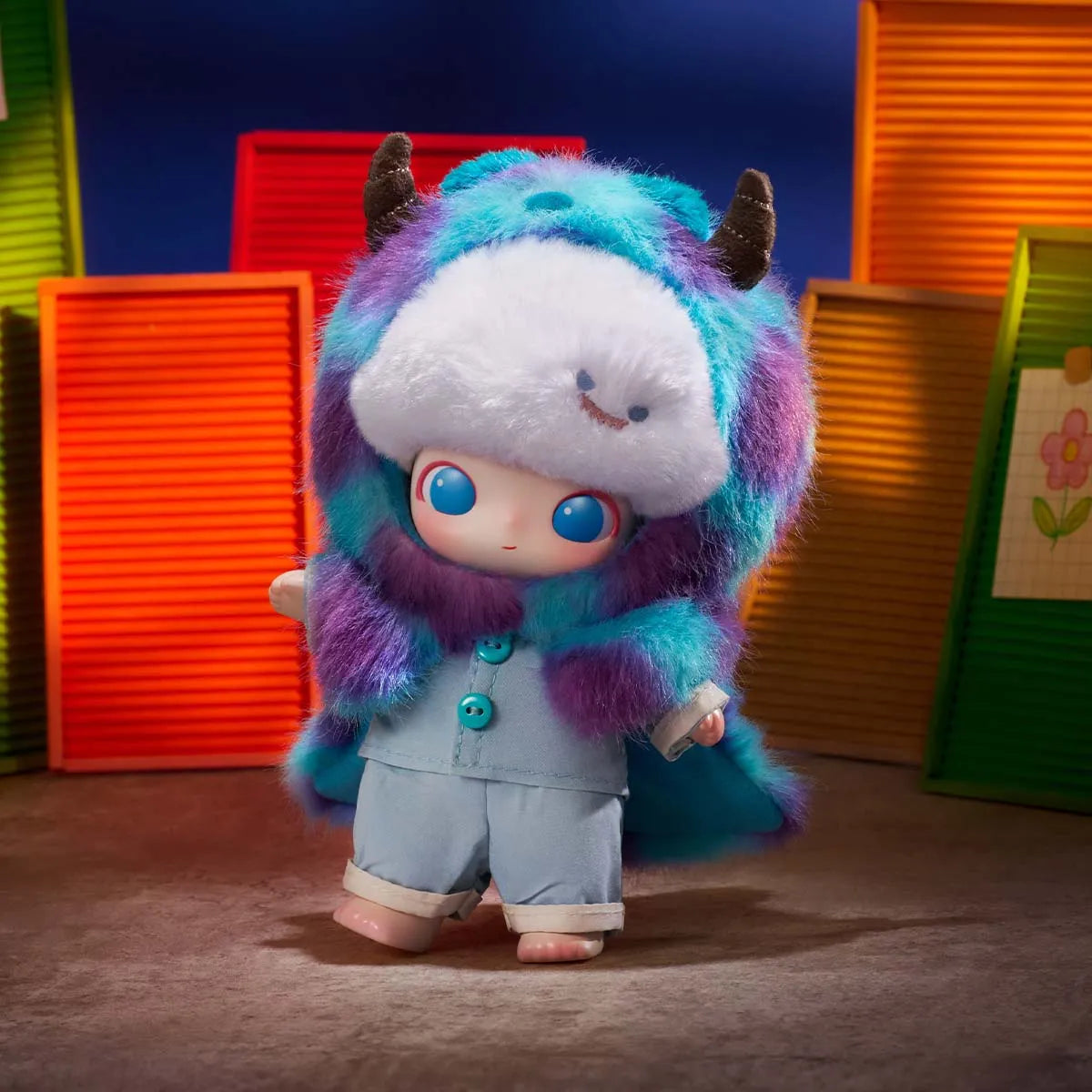 1920. DIMOO WORLD x PIXAR Series Vinyl Plush Pendant Blind Box