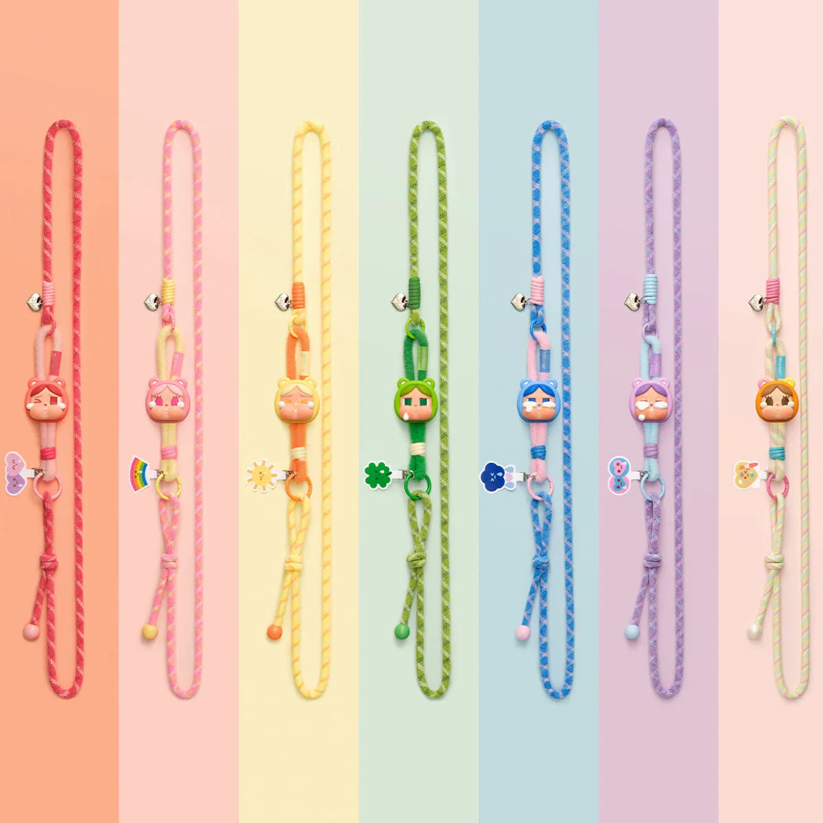2040. CRYBABY x Care Bears Series - Long Lanyard Blind Box